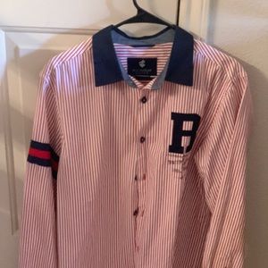 Long sleeve button down.